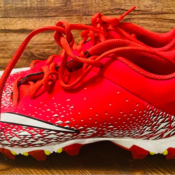 Nike Vapor Varsity Low TD Football Cleats RED 880319-610 Mens size 10.5 VPR 155 - Picture 7 of 9